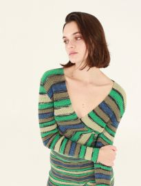 BIANCA top green STUDIO FANTASTIQUE - sustainable clothing at Studio Fantastique